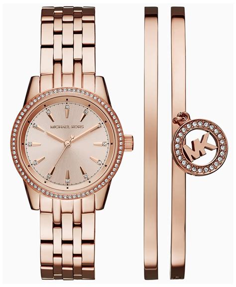 Michael Kors Women's Ritz Rose Gold Tone Stainless 